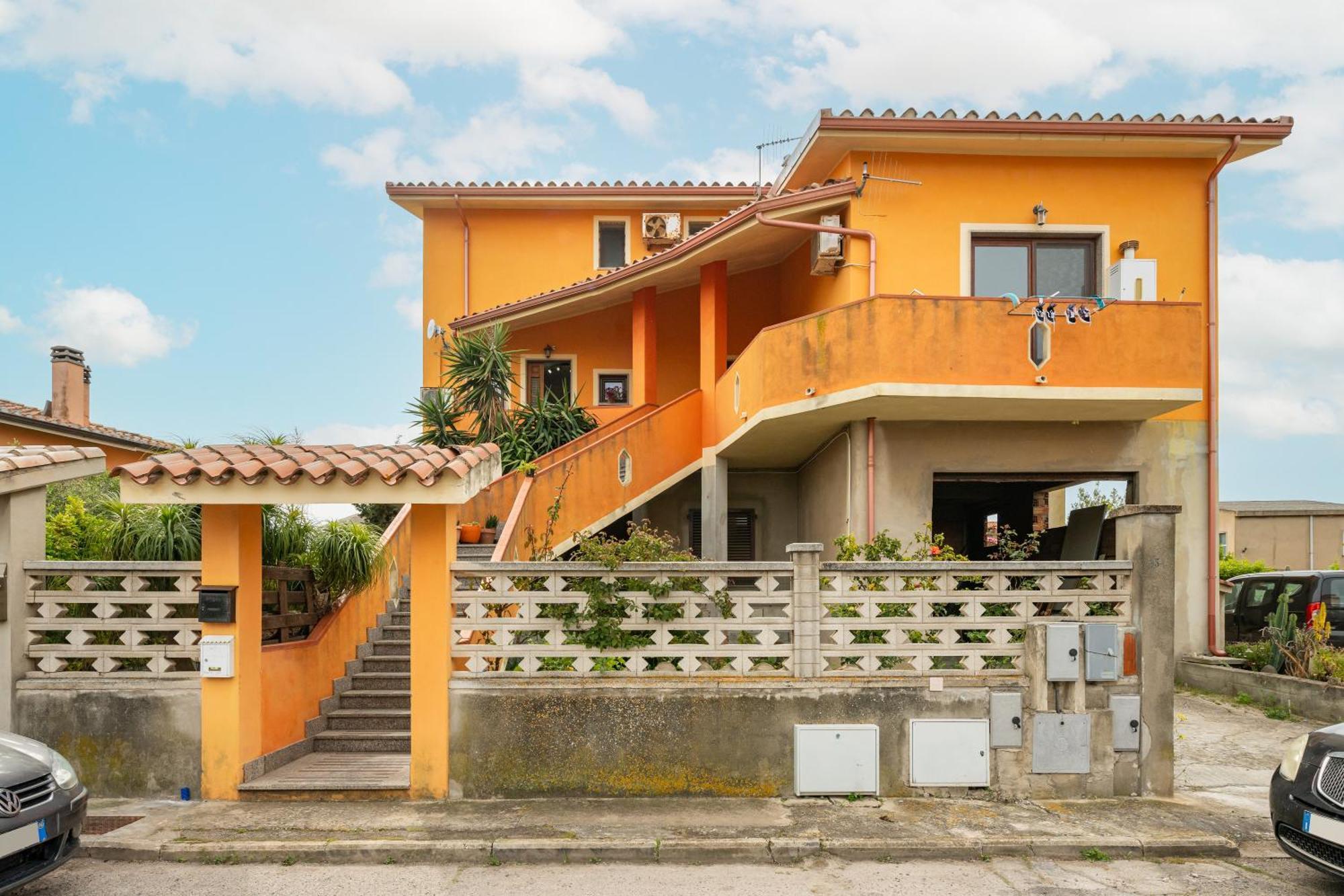 فيلا Gaia Casa Vacanze San Giovanni Suèrgiu المظهر الخارجي الصورة